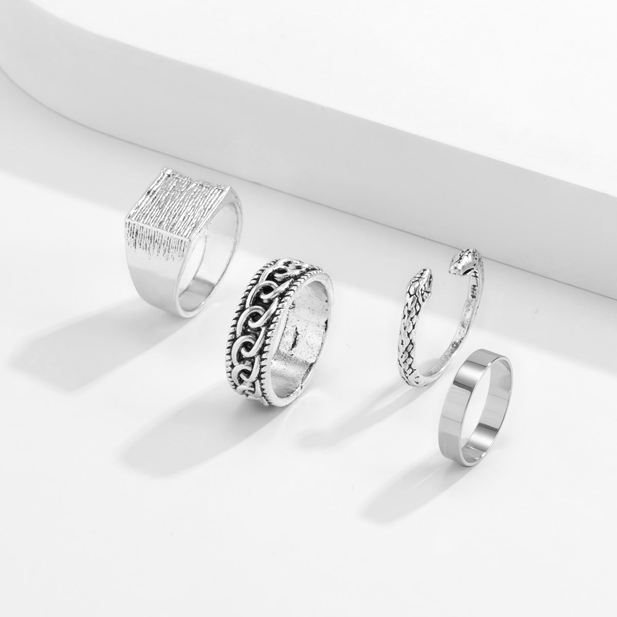 New Style Metal Design Sense Of National Tide Chinese Style Ring