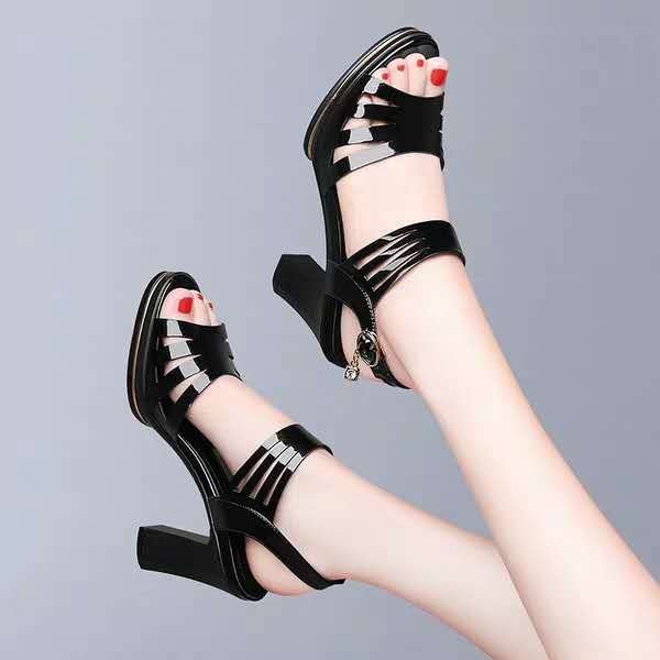 Fish Mouth Shoes Rome Waterproof Platform Women