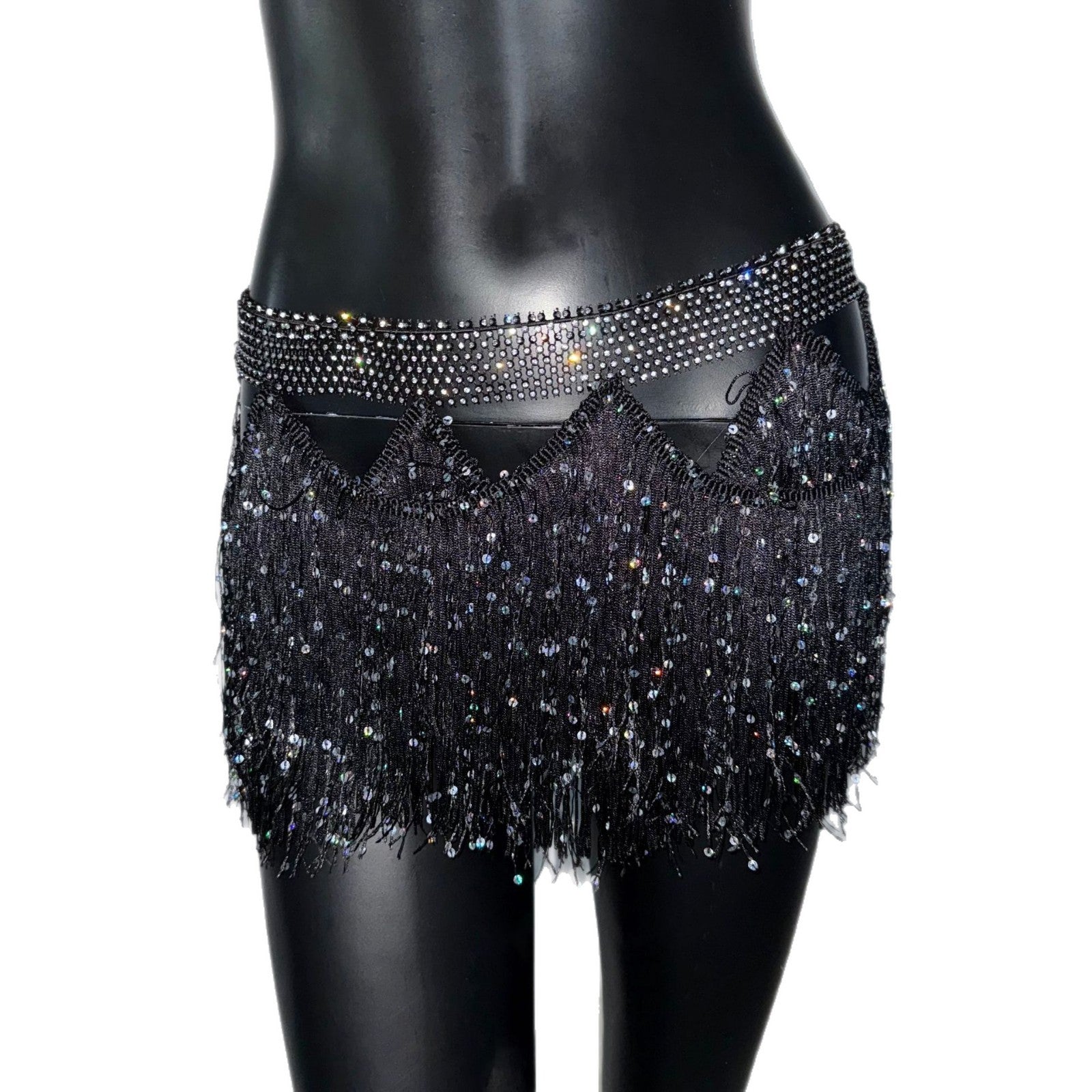 Sexy Costume Tassel Mini Nightclub Music Festival Hot Girl Skirt
