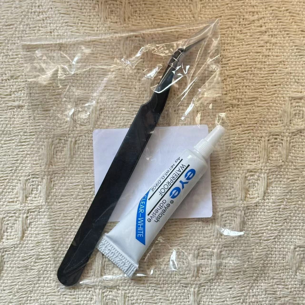 Self False Eyelashes 5d With Adhesive