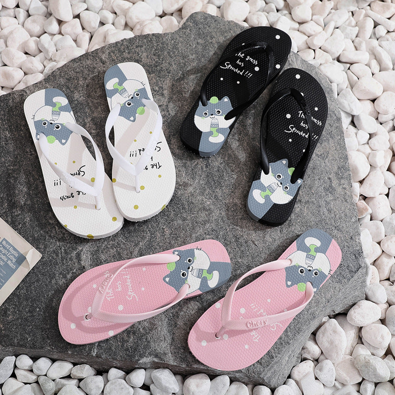 Women's Flip-flops Outdoor Non-slip Herringbone