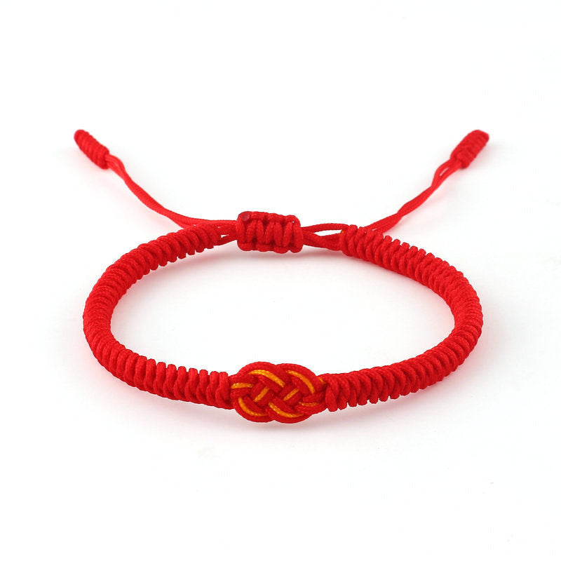 Hand Braided Double Money Knot Bracelet