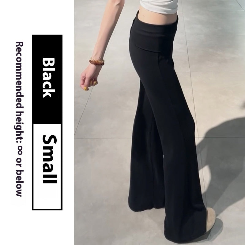 Women's Thin Low Waist Slimming Small Drape Casual Yoga Pants