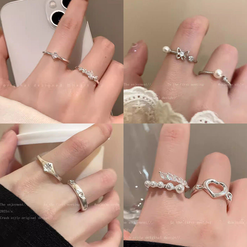 Ins Korean Style Niche Design Ring Advanced Normcore Style Ring