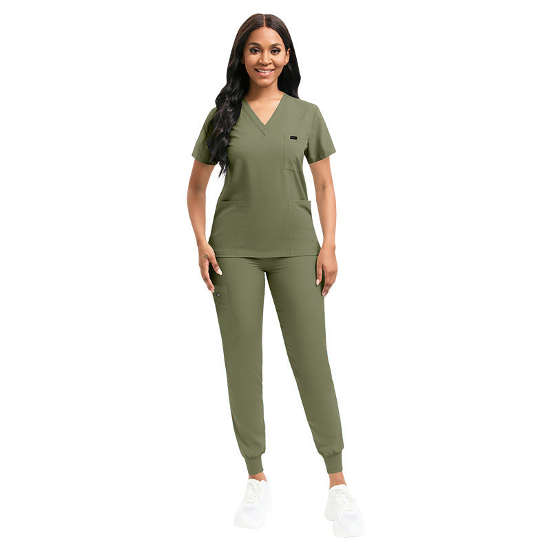 Pet Clinic Nurse Work Clothes Frosted Suit