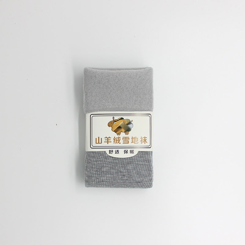 Mid-High Tube Men And Women Warm Snow Socks