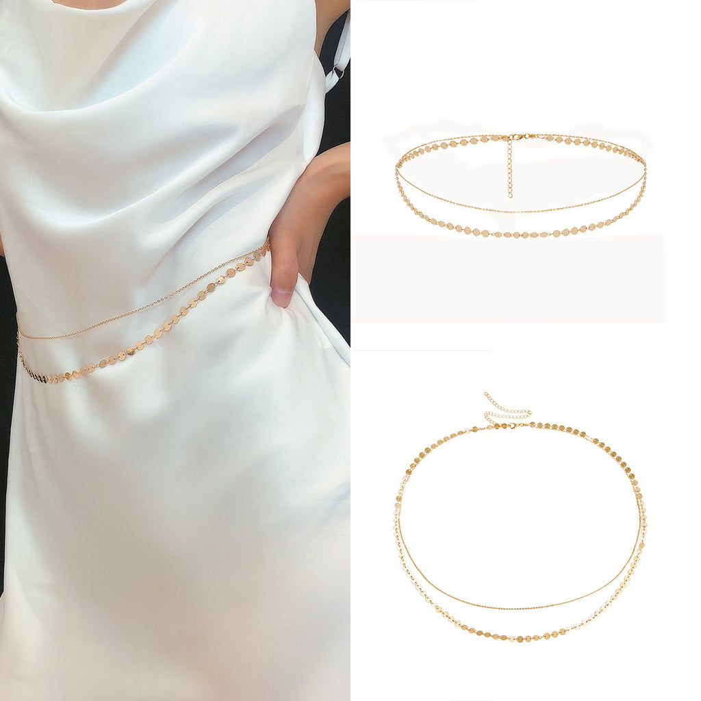Simple And Versatile Sexy Round Clothing Chain