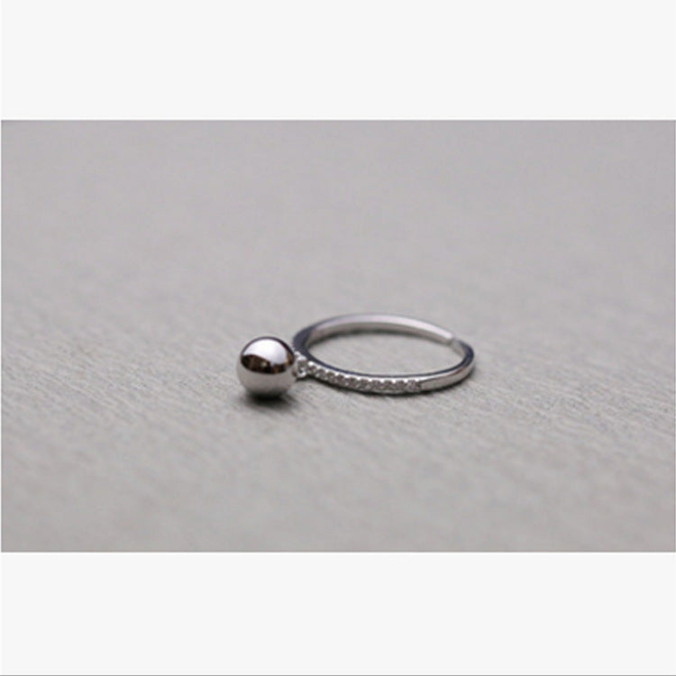 Korean Fashion Small Round Ball Diamond Ring Clothing Accessories Jewelry