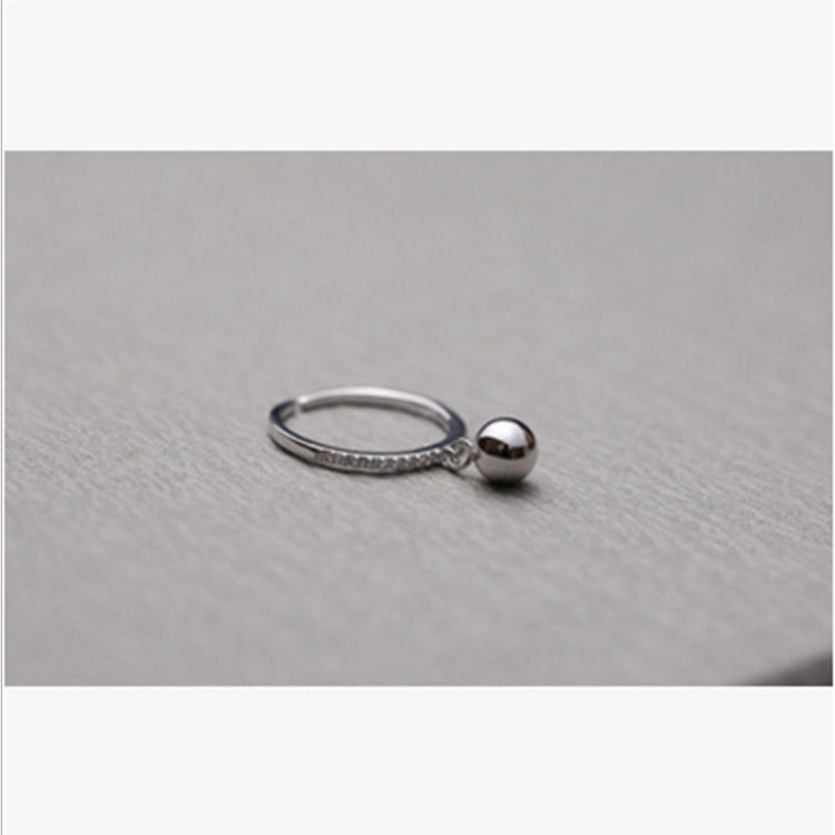 Korean Fashion Small Round Ball Diamond Ring Clothing Accessories Jewelry