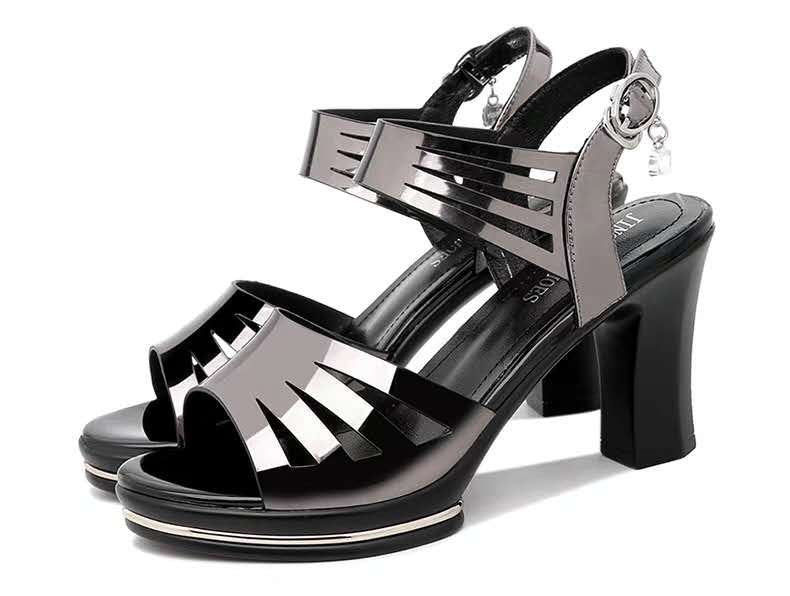 Fish Mouth Shoes Rome Waterproof Platform Women