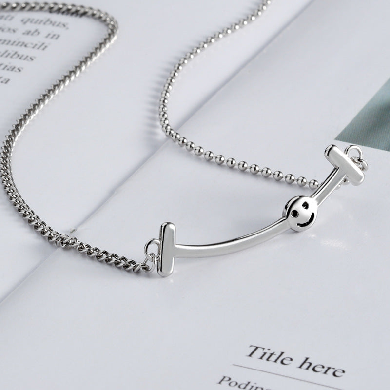 New  Elephant Sweater Necklace Female Niche Light Luxury Clavicle Chain Old Retro Simple