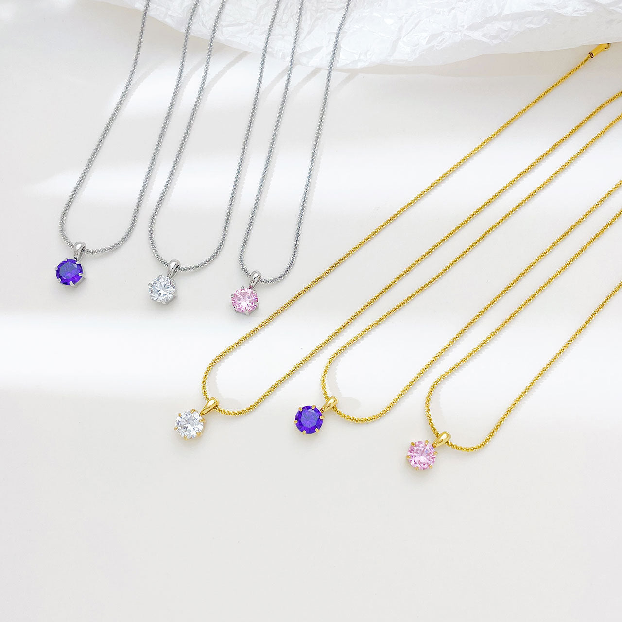 European And American Fashion New Style Diamond-studded Necklace Women