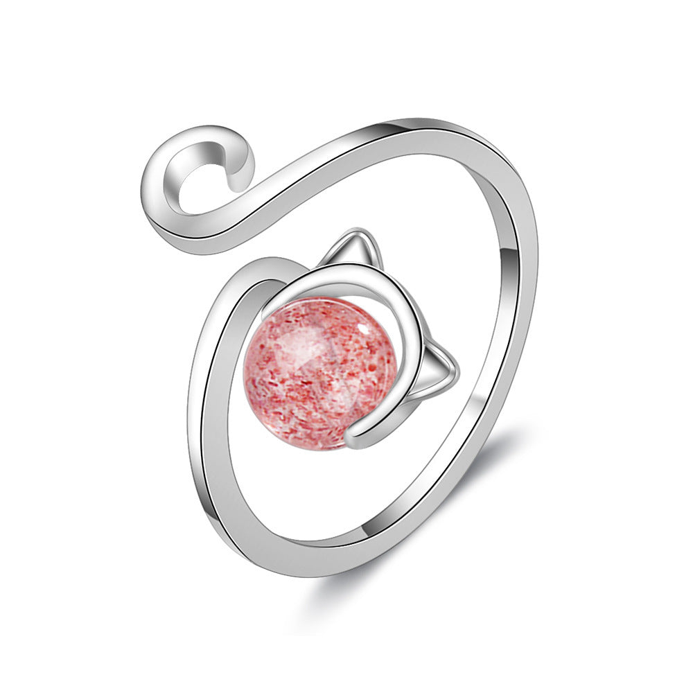 Korean style cat ring