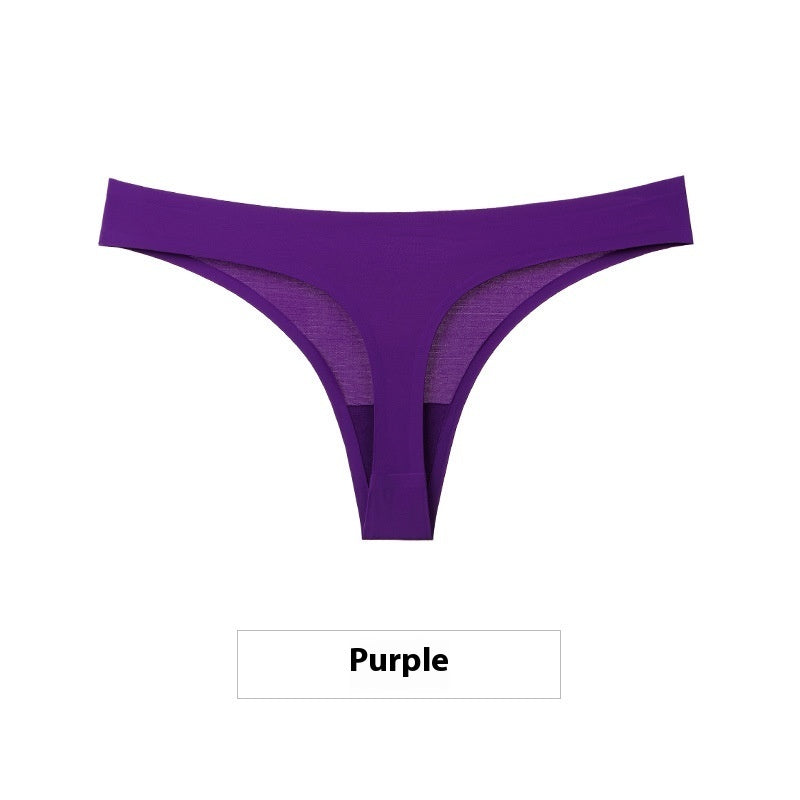 Ice Silk Seamless One-piece Women's Underwear