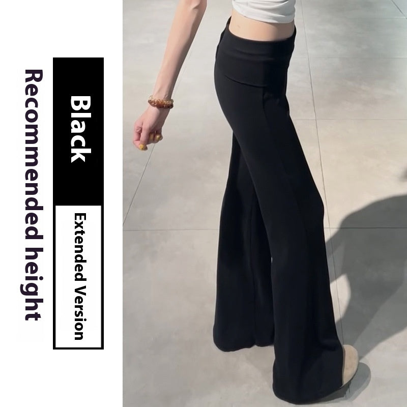 Women's Thin Low Waist Slimming Small Drape Casual Yoga Pants