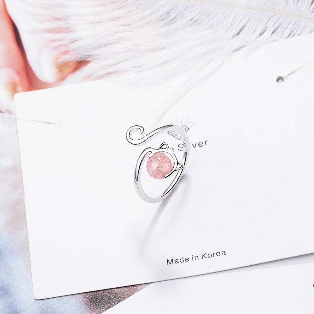 Korean style cat ring