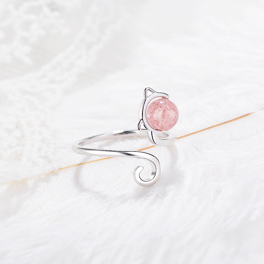 Korean style cat ring