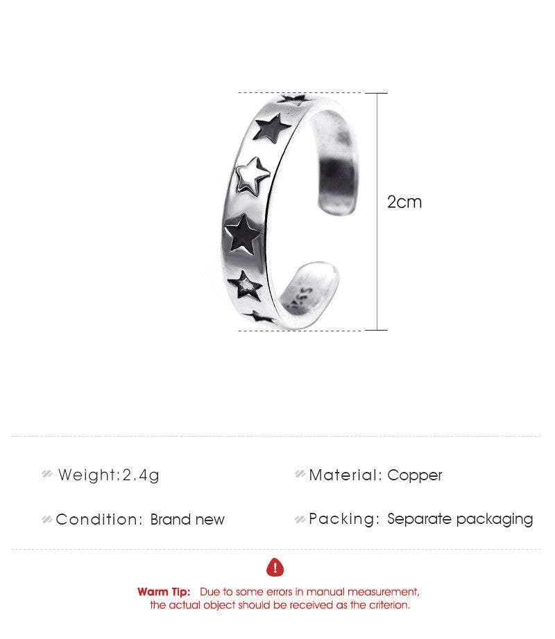 Korean Style Retro Fashion Ring Bracelet Women