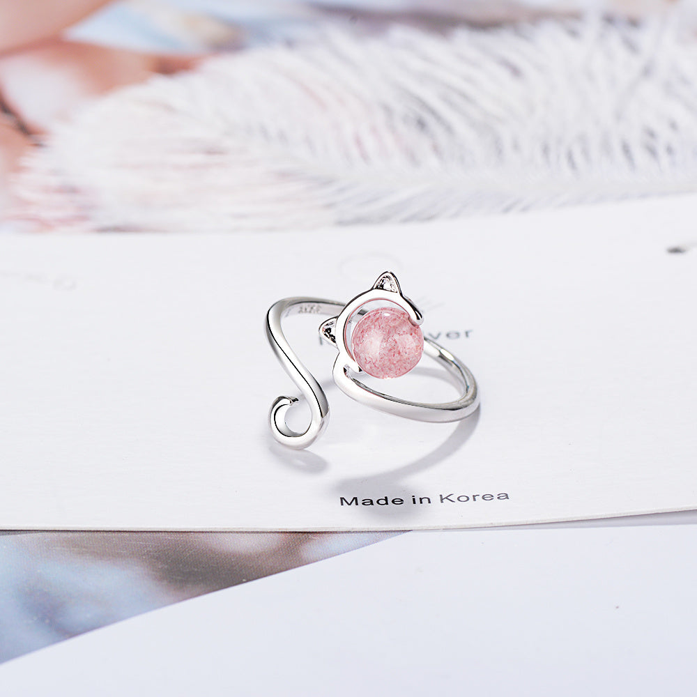 Korean style cat ring