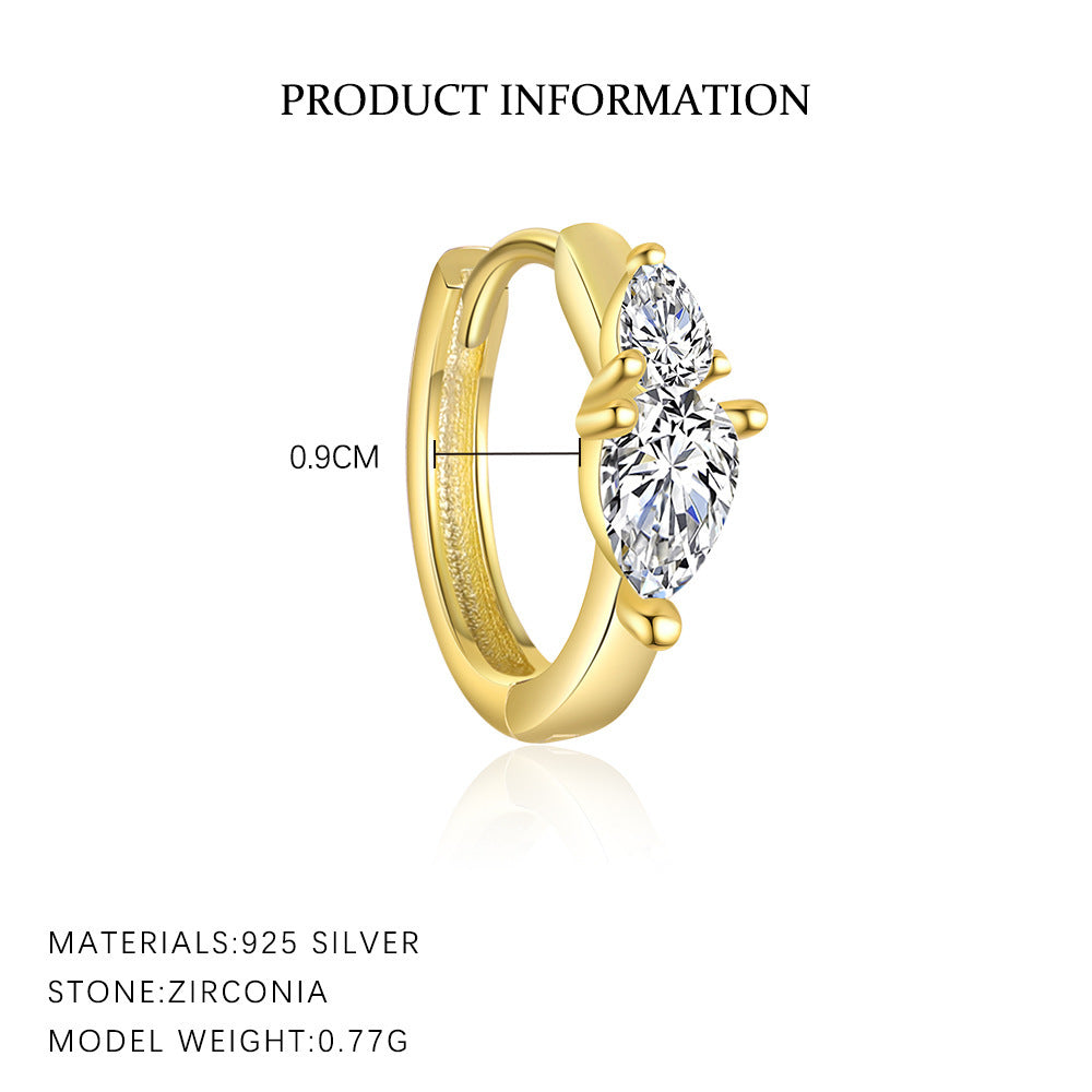 S925 Sterling Silver Mori Style Branch Leaf Stud Earrings For Women Affordable Luxury Fashion