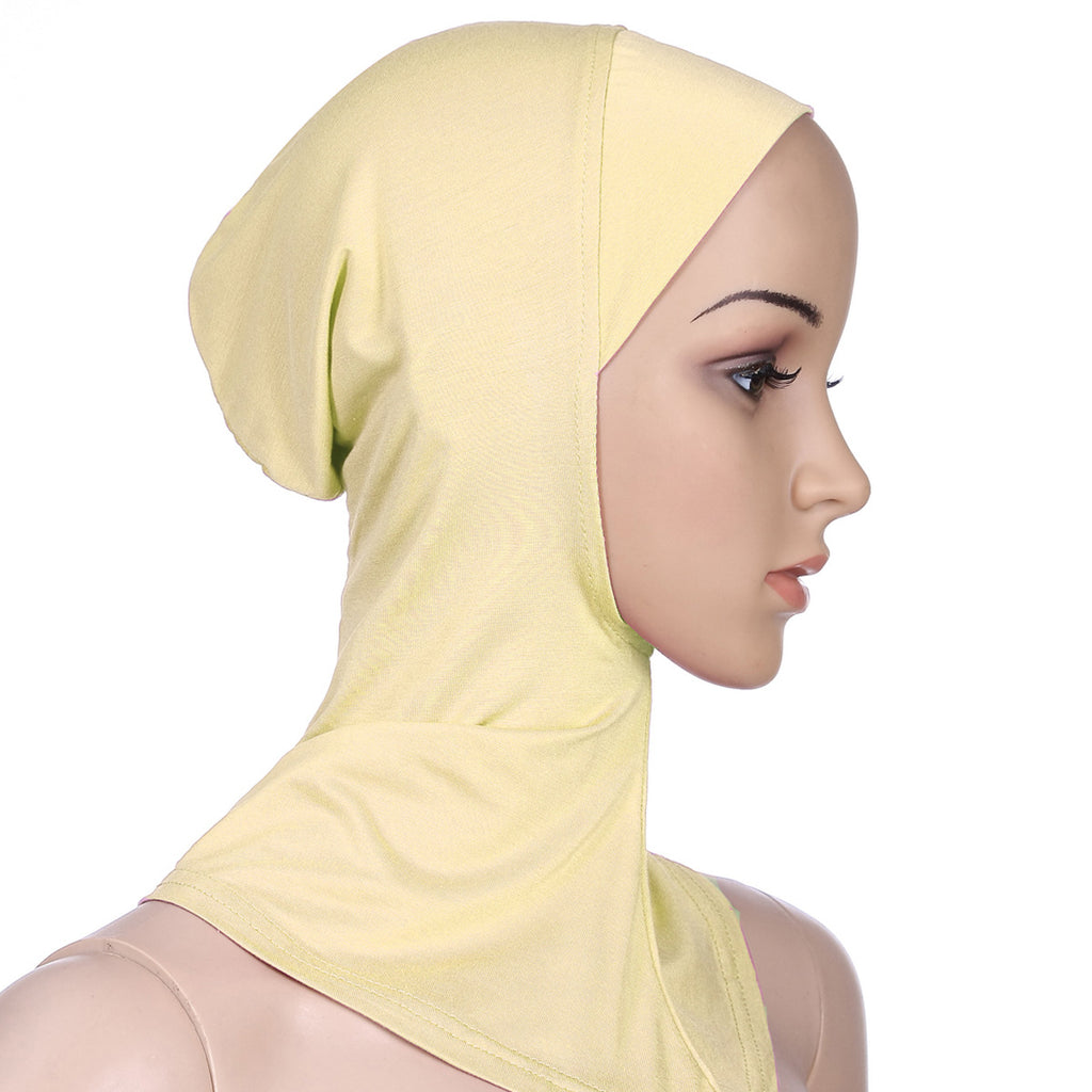 Muslim Soft Under Scarf Hat Cap Bone Bonnet Neck Cover