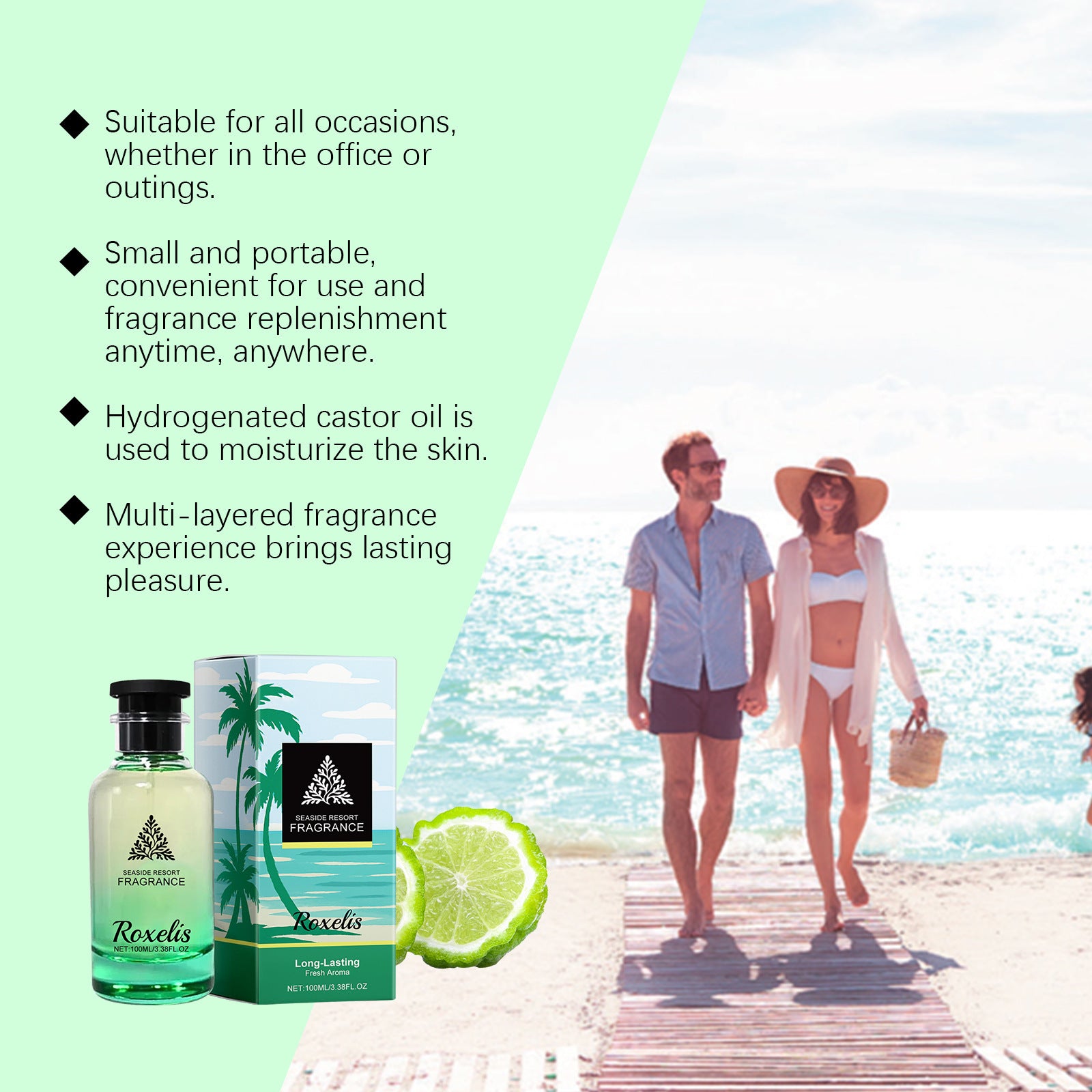Portable Natural Fragrance Light And Durable Perfume