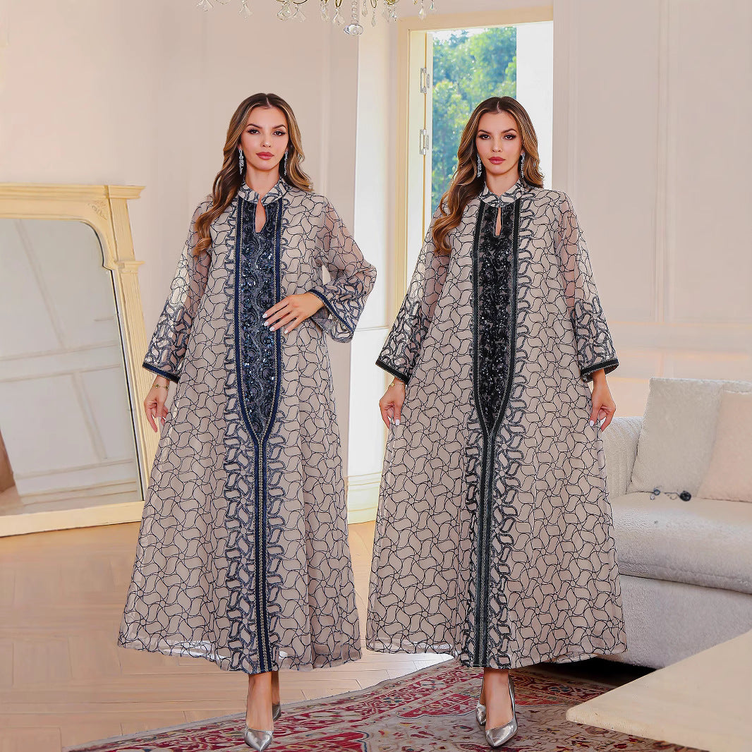 New Muslim Robe Female Dress Middle East Clothing