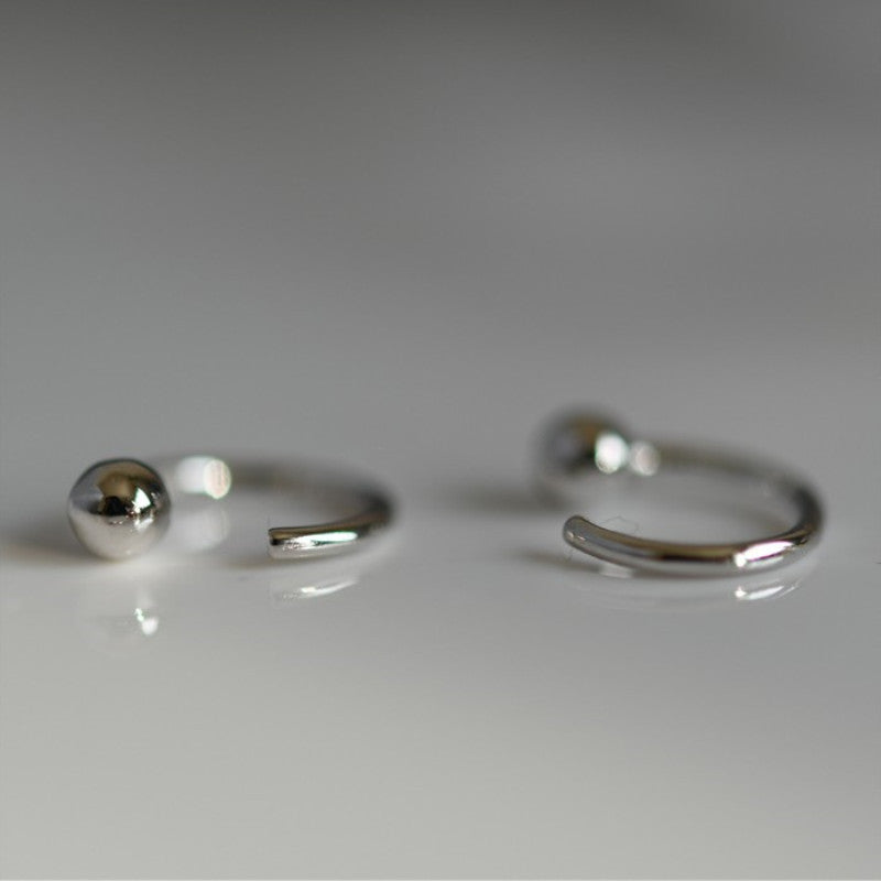 Sterling silver small ear bone nails