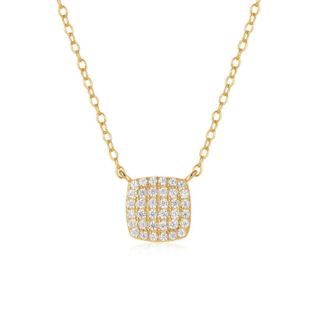 S925 Sterling Silver New Style Zircon Necklace Women