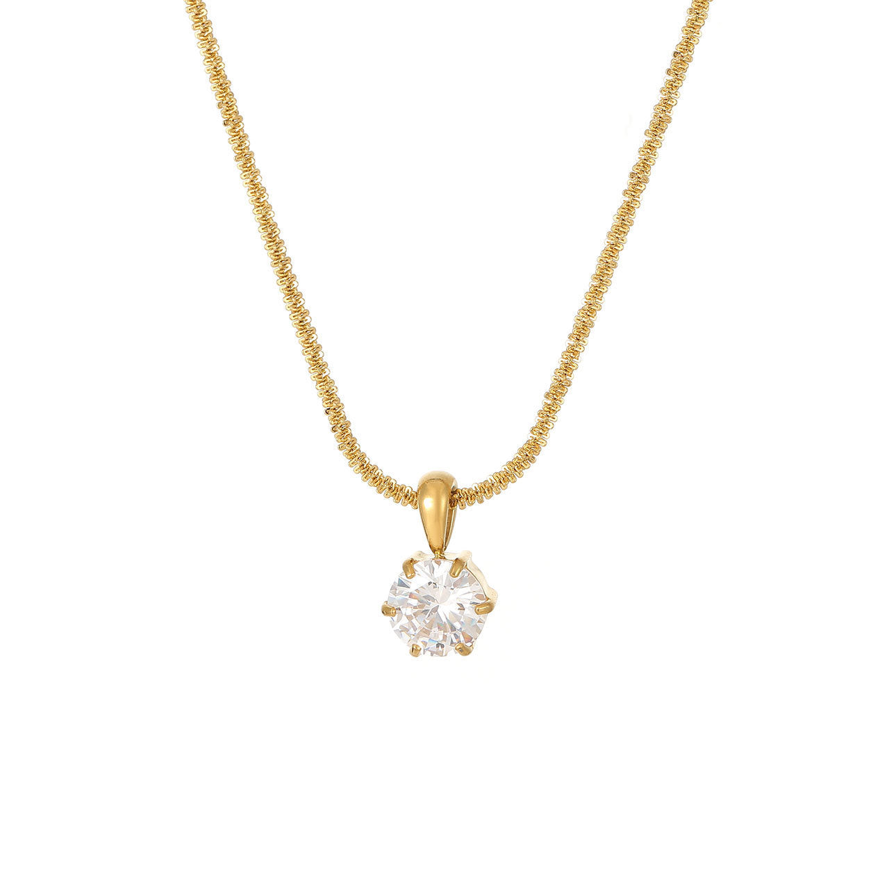 European And American Fashion New Style Diamond-studded Necklace Women