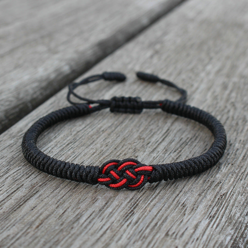 Hand Braided Double Money Knot Bracelet