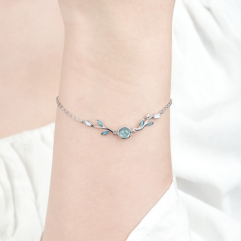 New Mori Style Leaf Necklace For Women