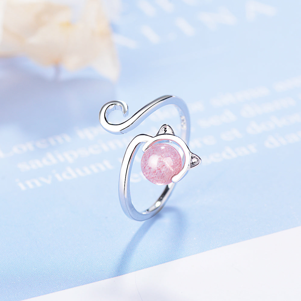 Korean style cat ring