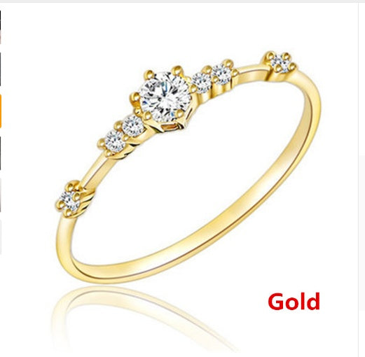 Diamond-encrusted style ring