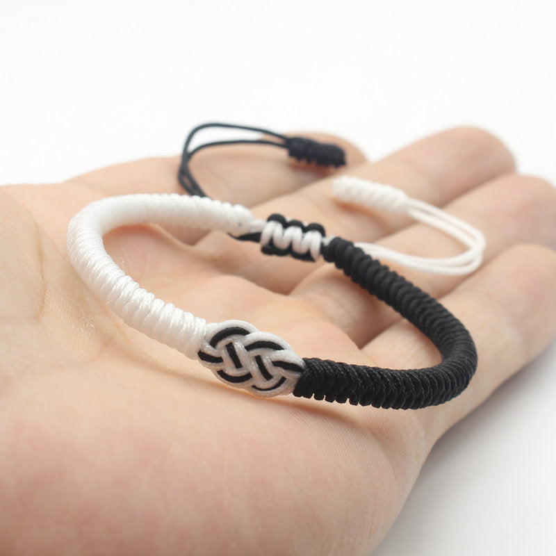 Hand Braided Double Money Knot Bracelet