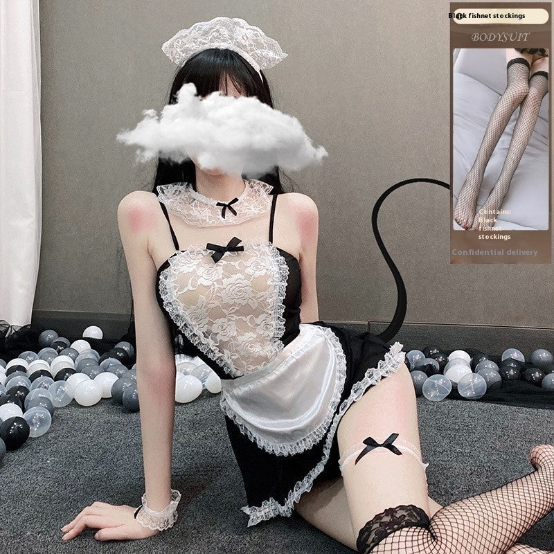 Sexy Lingerie Uniform Pure Maid Suit Free