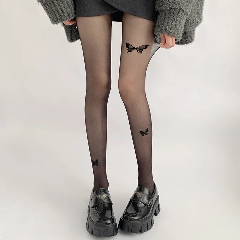 Girly And Fashion Personality Butterfly Stockings