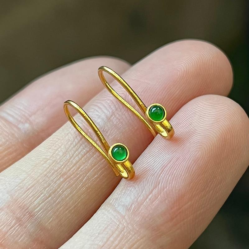 Retro Style Classical Chinese Elements New Chinese Style Earrings