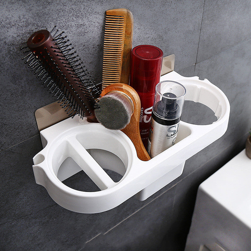 Hair dryer rack
