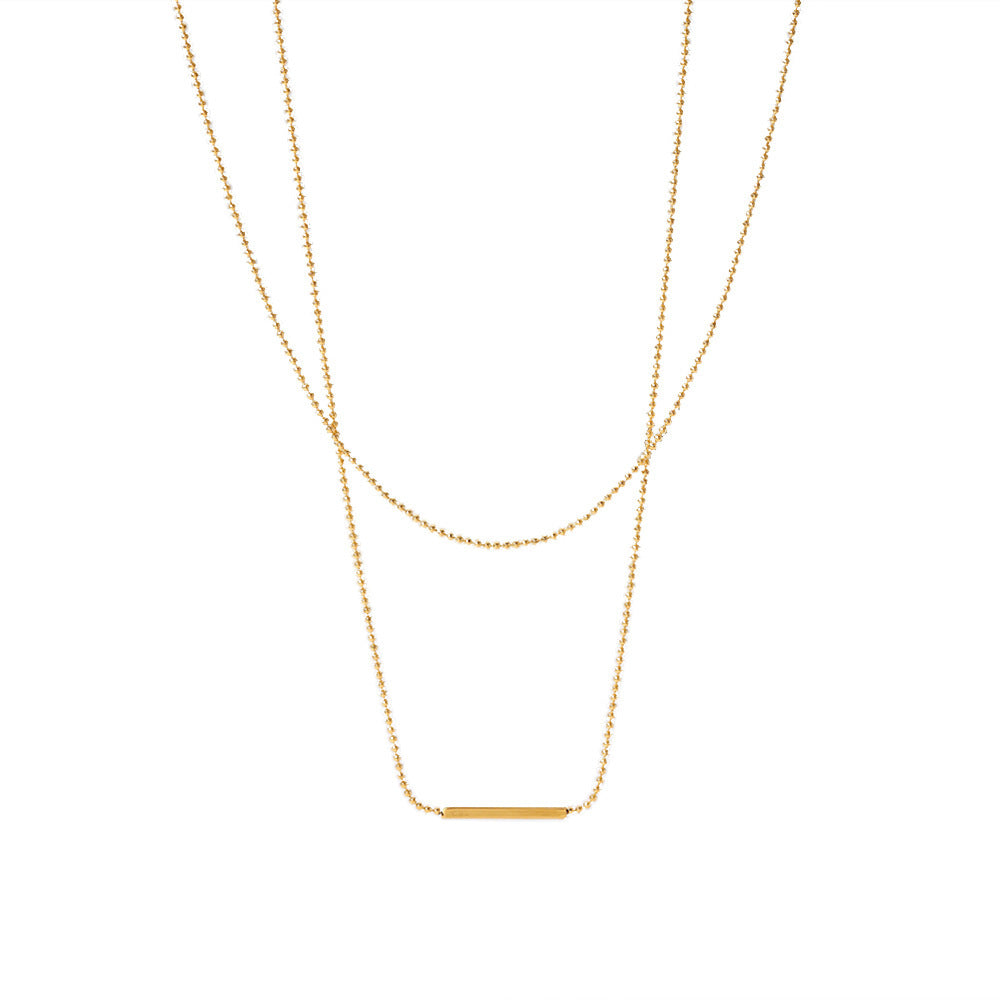 INS Style Fashion Personality Titanium Steel Necklace For Women