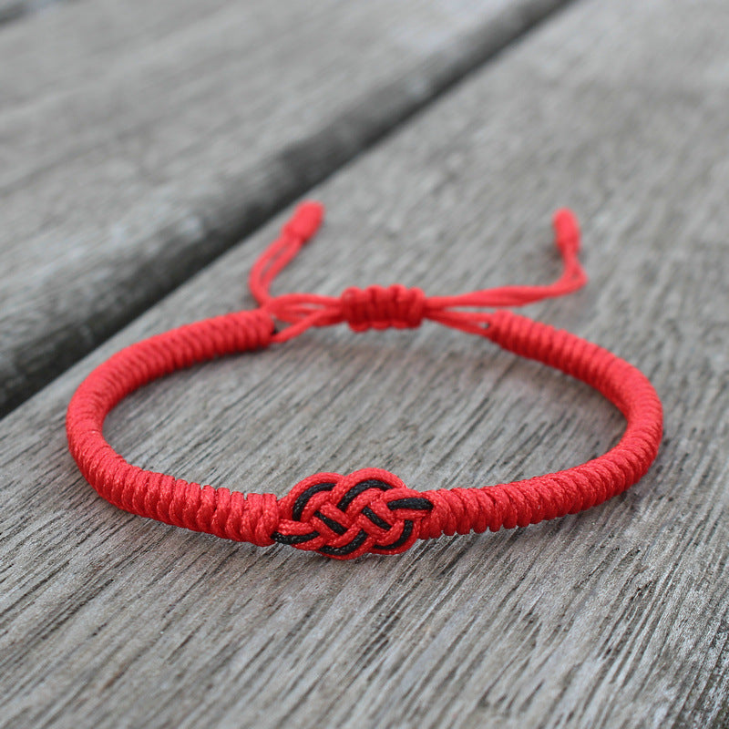 Hand Braided Double Money Knot Bracelet