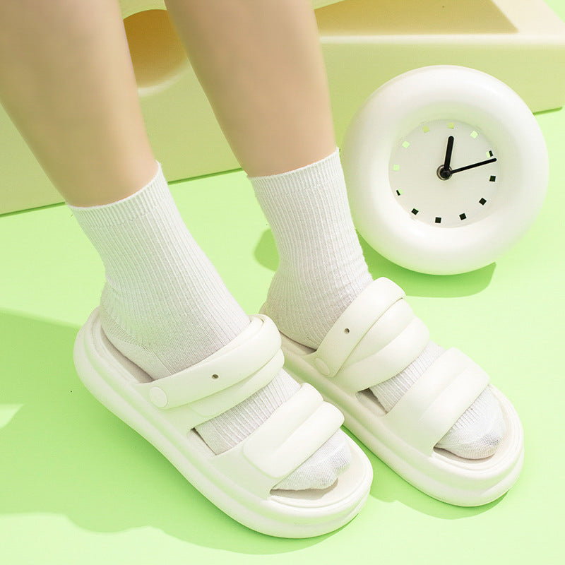 Multi-functional Thick-soled Sandals For Women Summer Outdoor Garden Slippers Beach Shoes