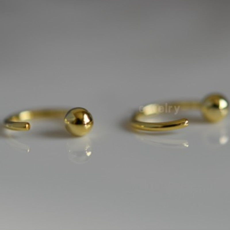 Sterling silver small ear bone nails