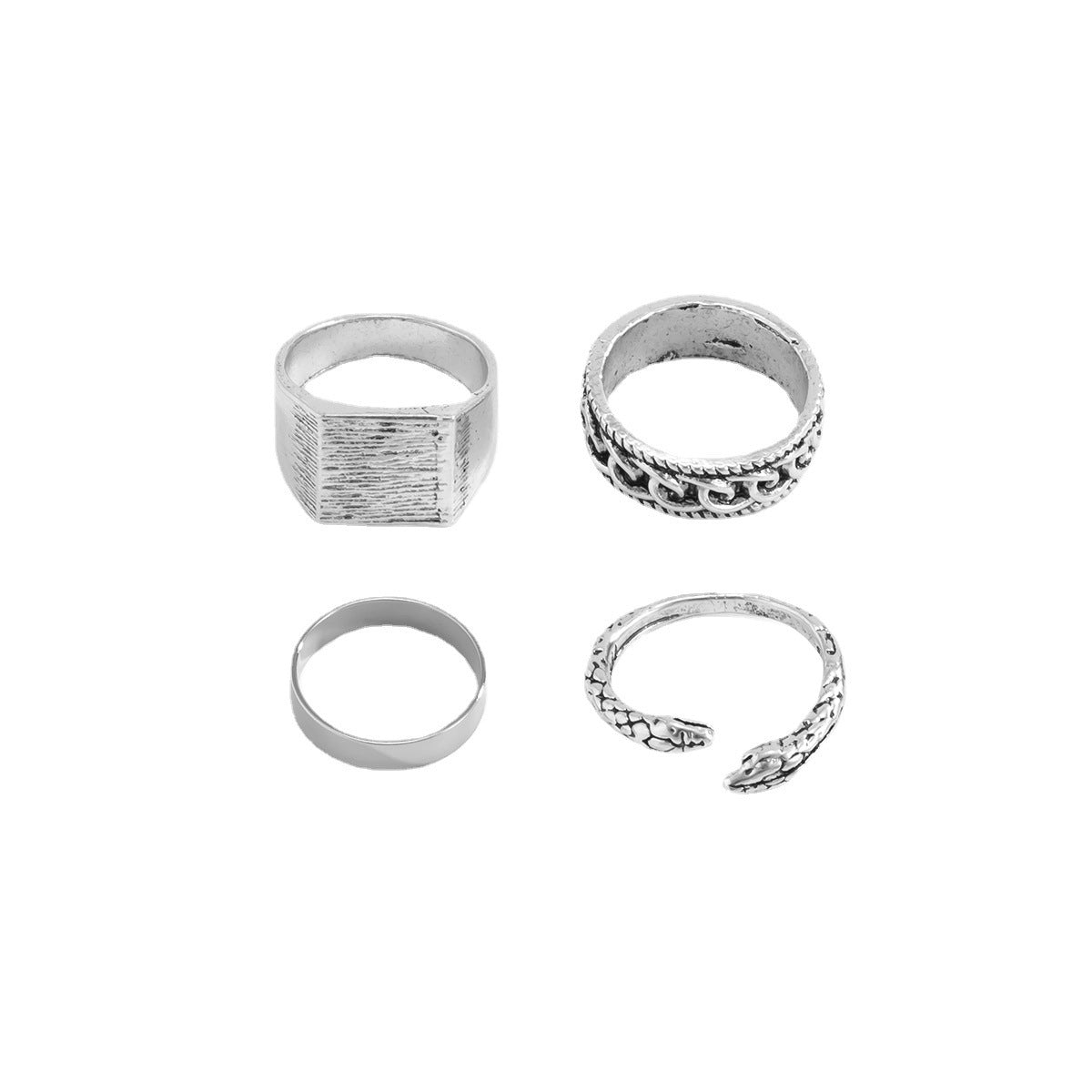 New Style Metal Design Sense Of National Tide Chinese Style Ring