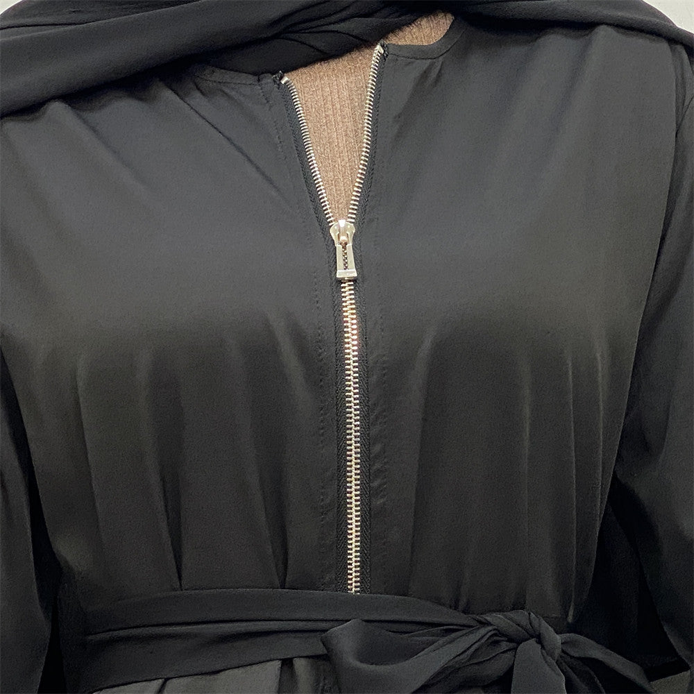 Fringe Lace Stitching Fashion Long Dress Women's Clothing