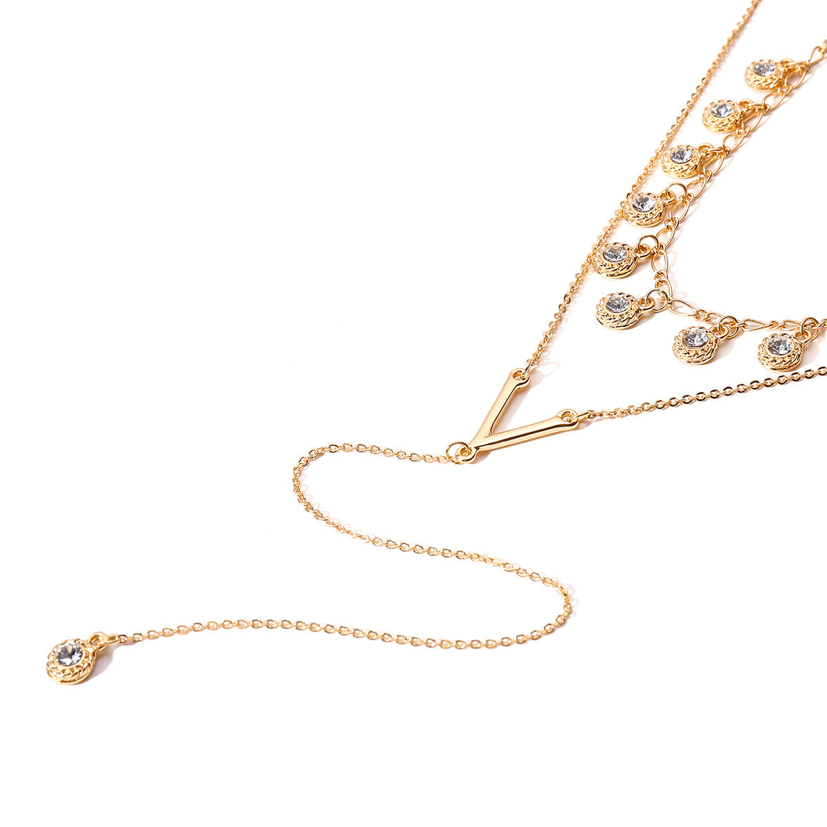 Simple multi-layer long money jewelry