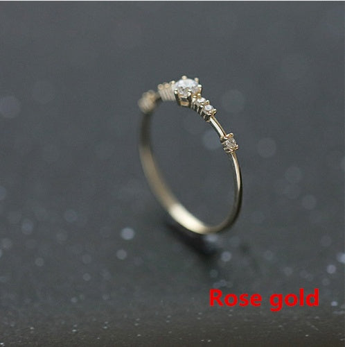 Diamond-encrusted style ring