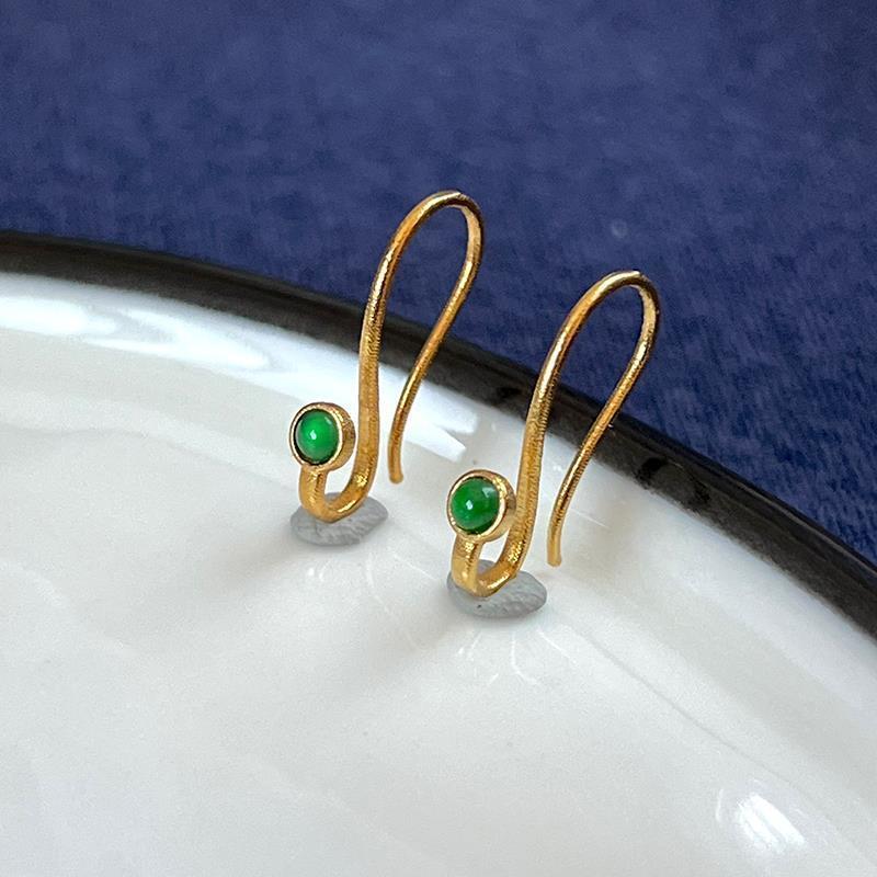 Retro Style Classical Chinese Elements New Chinese Style Earrings