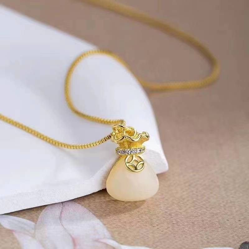 Vintage Money Bag Necklace For Women