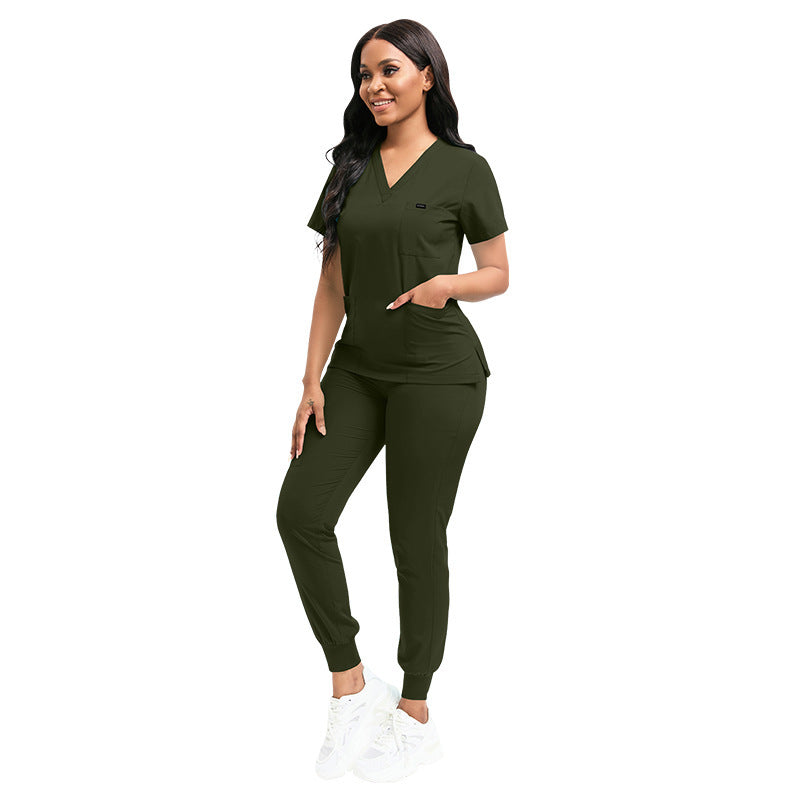 Pet Clinic Nurse Work Clothes Frosted Suit